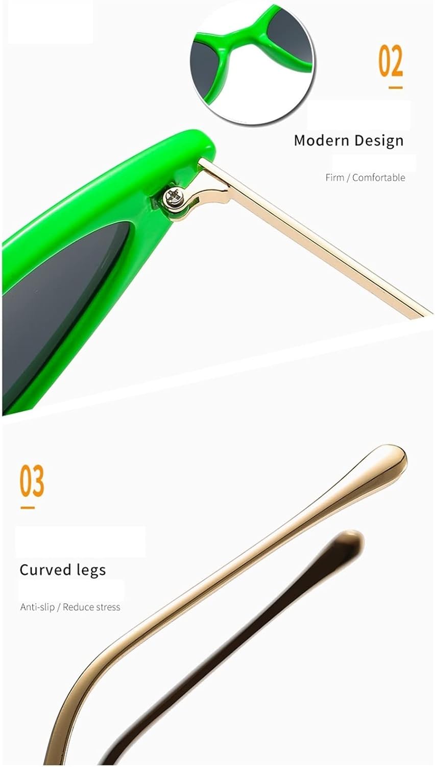 2026 Small Frame Cat Eye Metal Retro Sunglasses, Outdoor Holiday Sunshade Glasses for Men and For Women