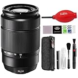 Fujifilm XC 50-230mm f/4.5-6.7 OIS II Lens (Black) with Advance Accessories and Travel Bundle | Fuji XC 50-230mm