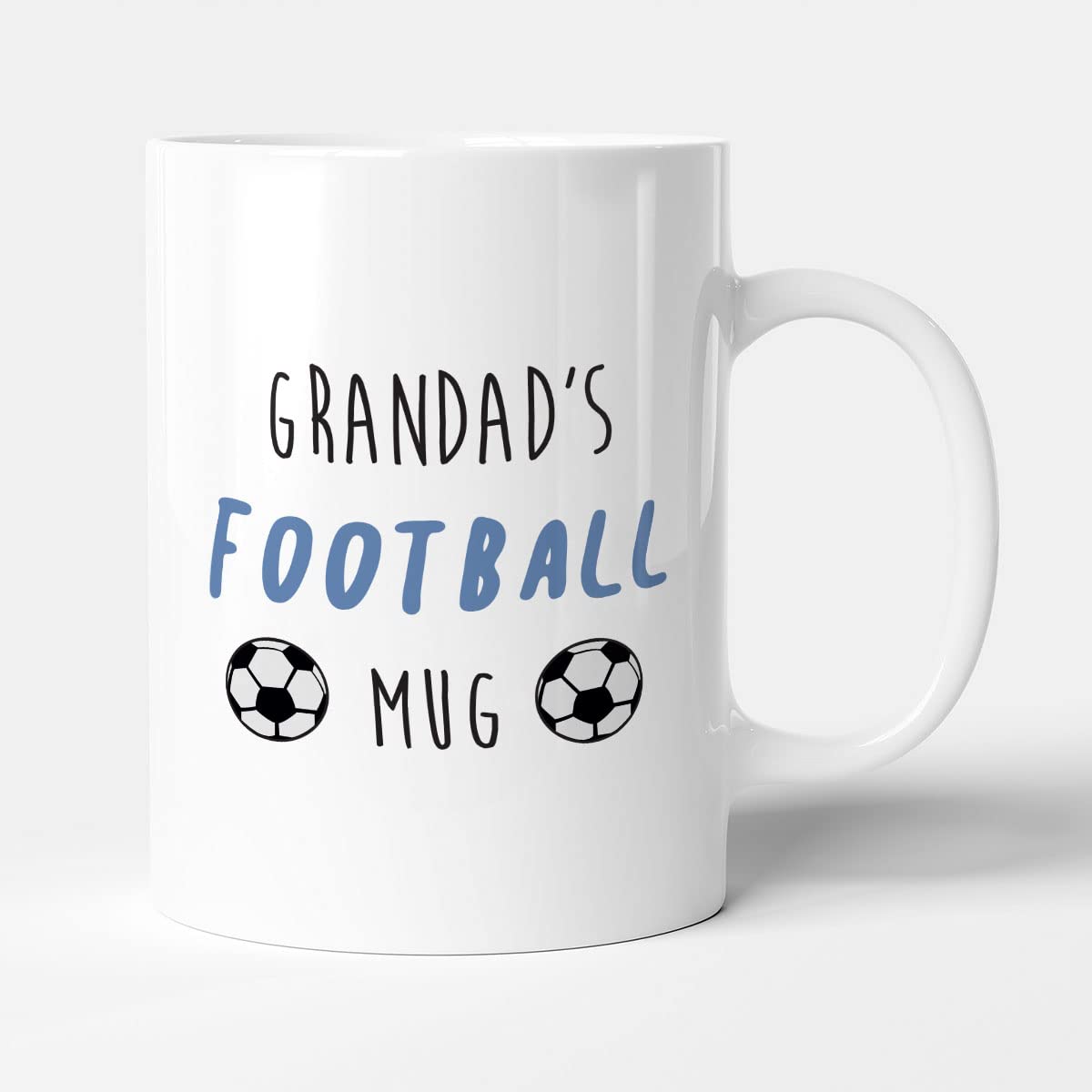 Victorian Printing Co - Grandad's Football Mug - Funny Football Birthday Gift Mug, Ceramic, 11fl.oz.