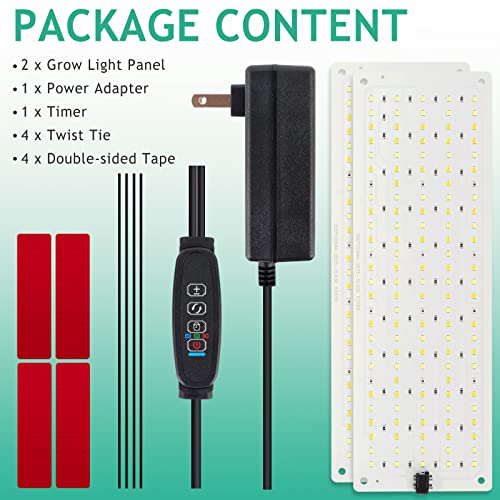 Lbw Plant Grow Light, Full Spectrum Grow Light For Indoor Plants, 270 Leds Growing Lamp With Auto On/Off Timer 4/8/12H, 3 Lighting Modes, 10 Dimmable Levels, Suitable For Plant Growth, 2 Pack #TOP6