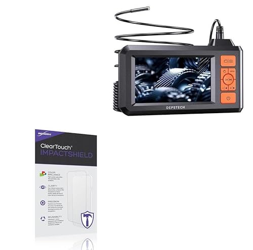 BoxWave Screen Protector Compatible with Depstech Industrial Endoscope (4.3 in) - ClearTouch ImpactShield (2-Pack), Impenetrable Screen Protector Flexible Film