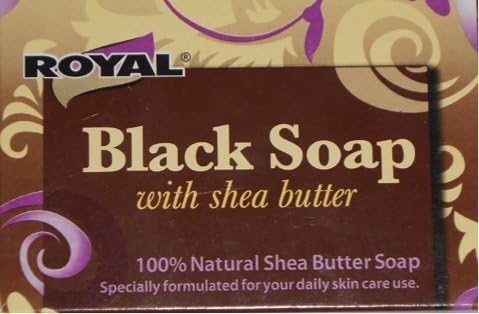 2 Bars of Royal Black Soap with Shea Butter (2)