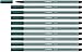 Price comparison product image Premium Fibre-Tip Pen - STABILO Pen 68 - Pack of 10 - Turquoise Green