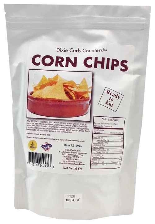 Dixie Carb Counter Bagel 8oz, Corn and Pita Chips 6oz (2