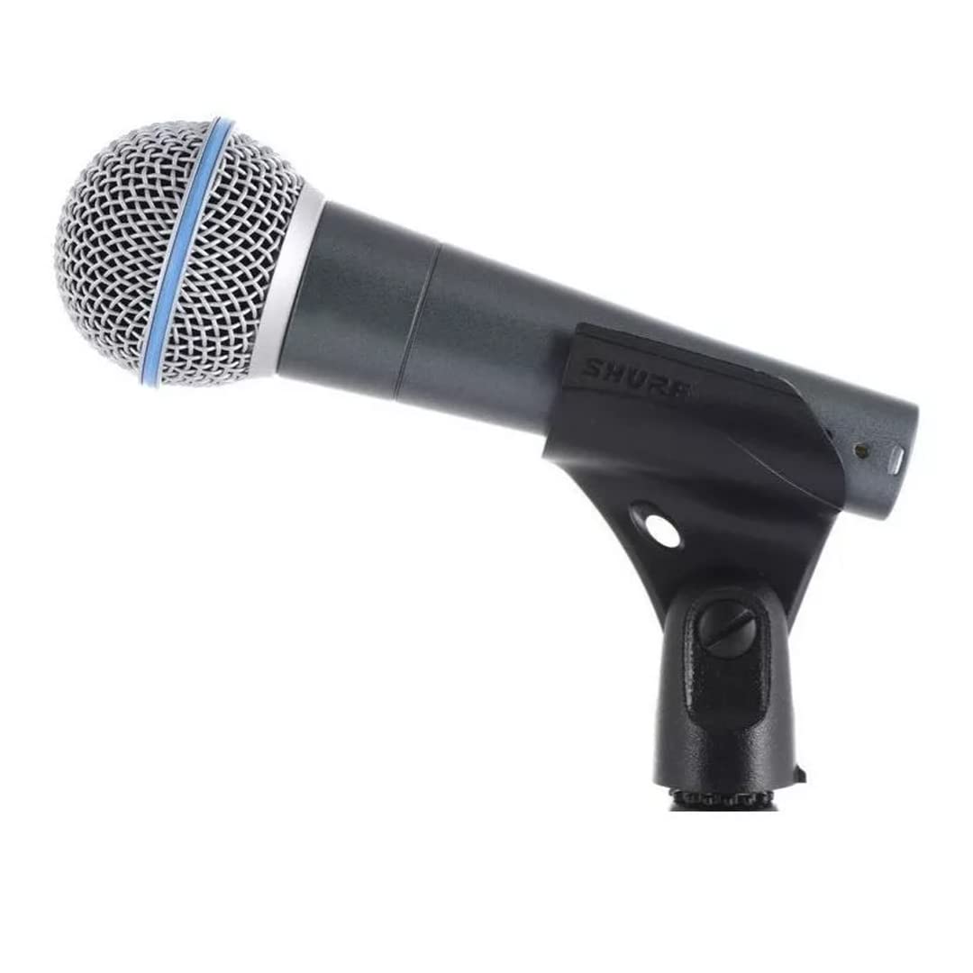 Microfono Portatile con Riduzione del Rumore con Design Leggero per KTV e Registrazione Domestica, Struttura in Metallo 15 Cm