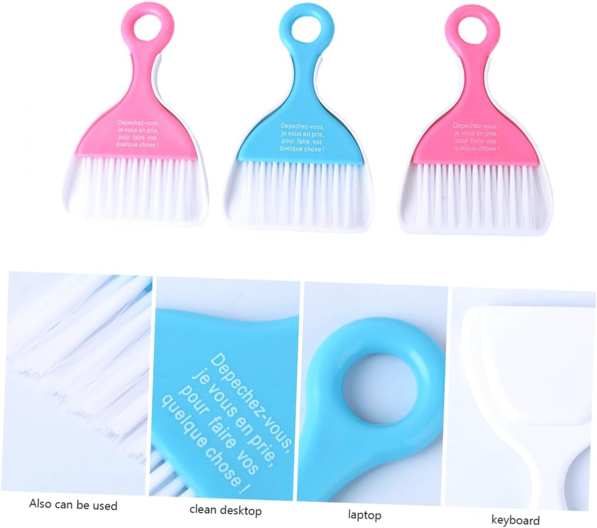 FOMIYES 3pcs Computers Cleaning Brush Computer Brush Keyboard Cleaning Tools Keyboard Broom Dustpan, Medium, 3724CQ214I