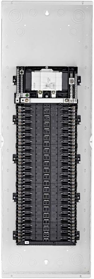Leviton LP212-ML 20 Space, 20 Circuit Indoor Load Center with Main Lugs, White