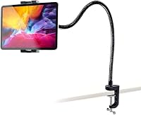 woleyi Hajlítható Tablet Tartó 50 cm - Állítható Univerzális Állvány iPad, iPhone, Galaxy Készülékekhez, 4-13" Méretben, Ágyhoz, Asztalhoz 1