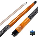 CUEBAR Billiard House Bar Pool Cue Sticks 58", 2-Piece Pool Table Stick with 13mm Tip, Hardwood Pool