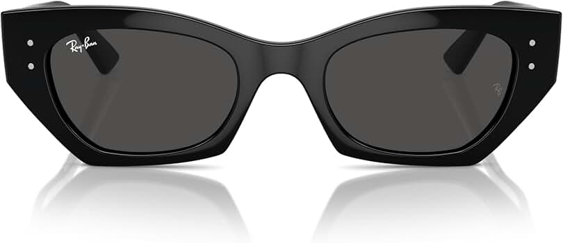 Ray-Ban ORB4430F - Zena 6677/81ブラック Amazon.com: Ray-Ban RB4430F Zena Low Bridge Fit Sunglasses