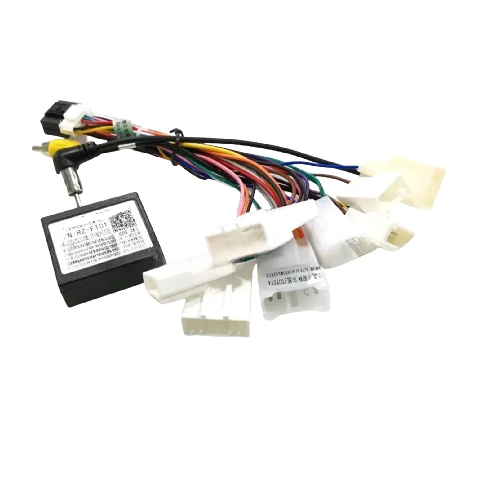 Adaptador de cable para radio estéreo de coche, caja CANbus FT-RZ-01, Android 16 pines, compatible con Toyota Alphard 2015, radio de coche 2 DIN.