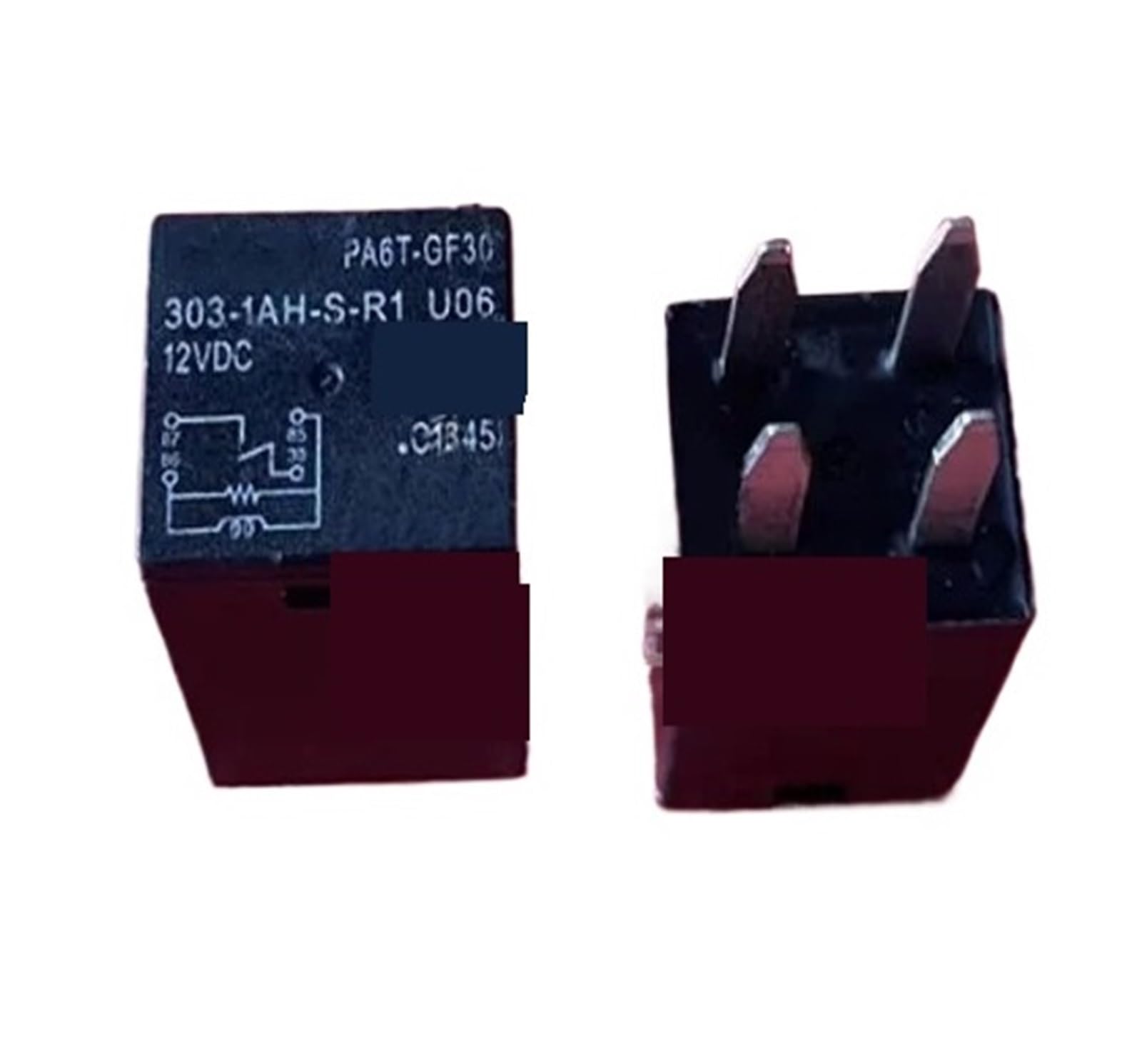 K66SIYV5KY 1PCS 303-1AH-S-R1 U06 12VDC Relay 20A 4-pin PA6T-GF30