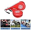 llawooy Taekwondo Kick Pads, Target Durable TKD Kicking Targets Training Paddles, Double Strike Pads for Kickboxing and Karate Training Striking Pads (Red, 2 PCS)