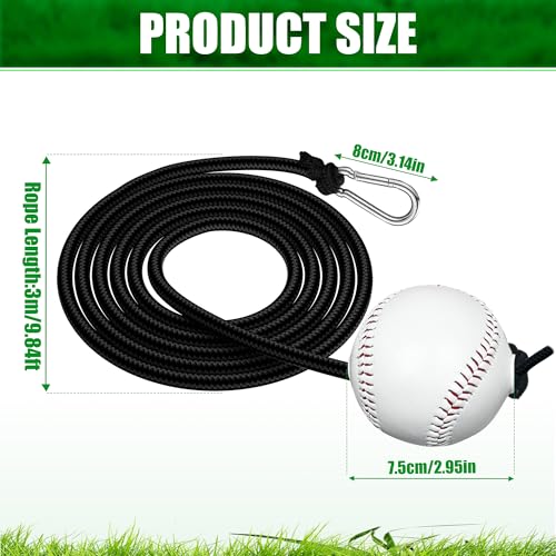 Asyxstar Baseball and Softball Batting Swing Trainer, Enhance Hitting Skills with Baseball Hitting Rope and Toss for Easy Drills – Hand-Eye Coordination, and Boost Bat Speed for All Skill Levels