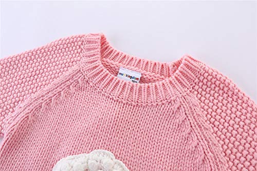 Mud Kingdom Little Girls Sweaters Pullover Cute Cloud and Colorful Rains3