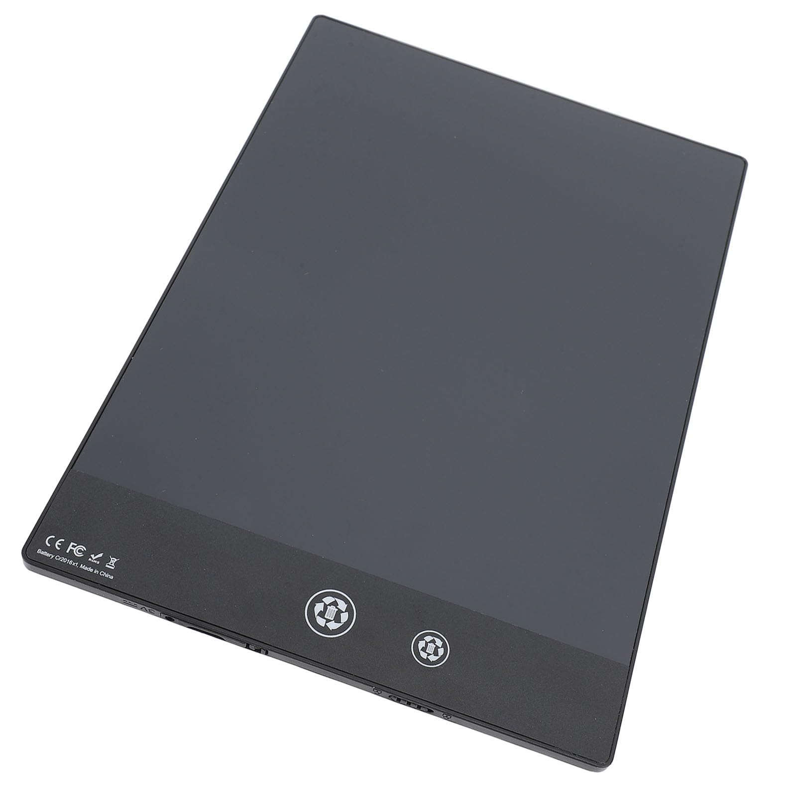 Elektronischer Zeichenblock 9,5-Zoll-LCD-Schreibtablett, Blockloses Design-Doodle-Board mit Hochpräzisem Stift für und Erwachsene, Tragbares Notiz- und Zeichenbrett für zu Hause, (Black)