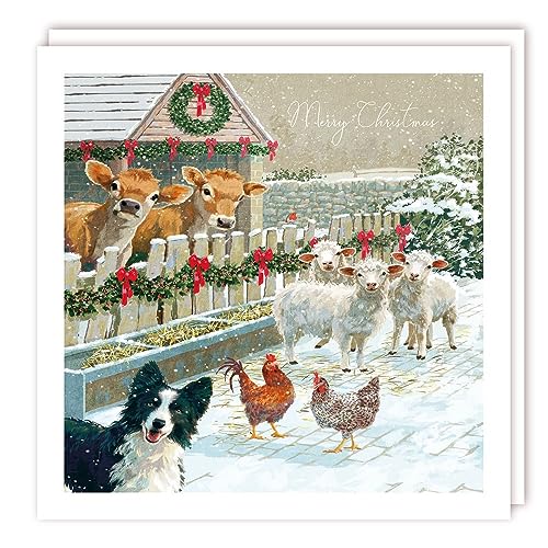 Tracks Publishing Charity Christmas Cards - Carol Singing Cats In The Forest - Eco-Friendly - View #7