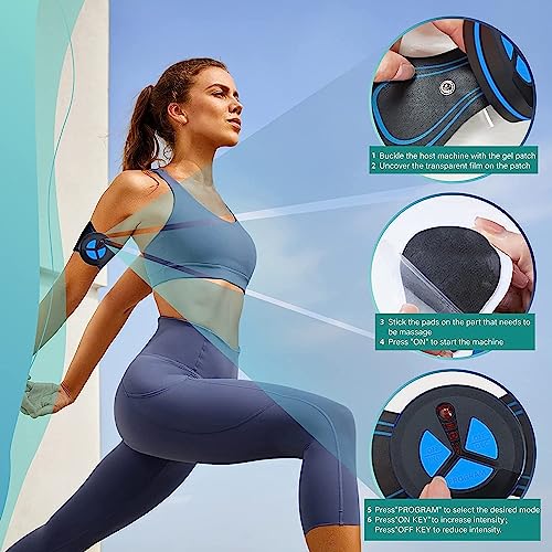 Jacuba Portable Mini Whole Body Massager. Neck Massage Soothes Pain, Back Massage Relieves Muscle Tension, For Neck/Back/Waist/Hips/Legs Etc-I1 #TOP2