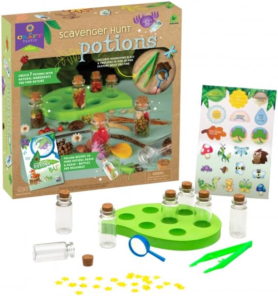 Craft-Tastic Scavenger Hunt Potions - Nature DIY Craft Kit - Create Magical N...