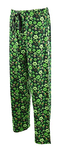 Unique Baby Adult St Patricks Day Clover Pajama Pants2