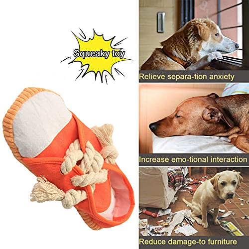 Dogowu Dog Chew Toys,Creative Shoes Shape Squeaky Toy, Durable And Safe Dog Playing Toy Funny Shoes Sound Toy For Small And Medium Pets #TOP3