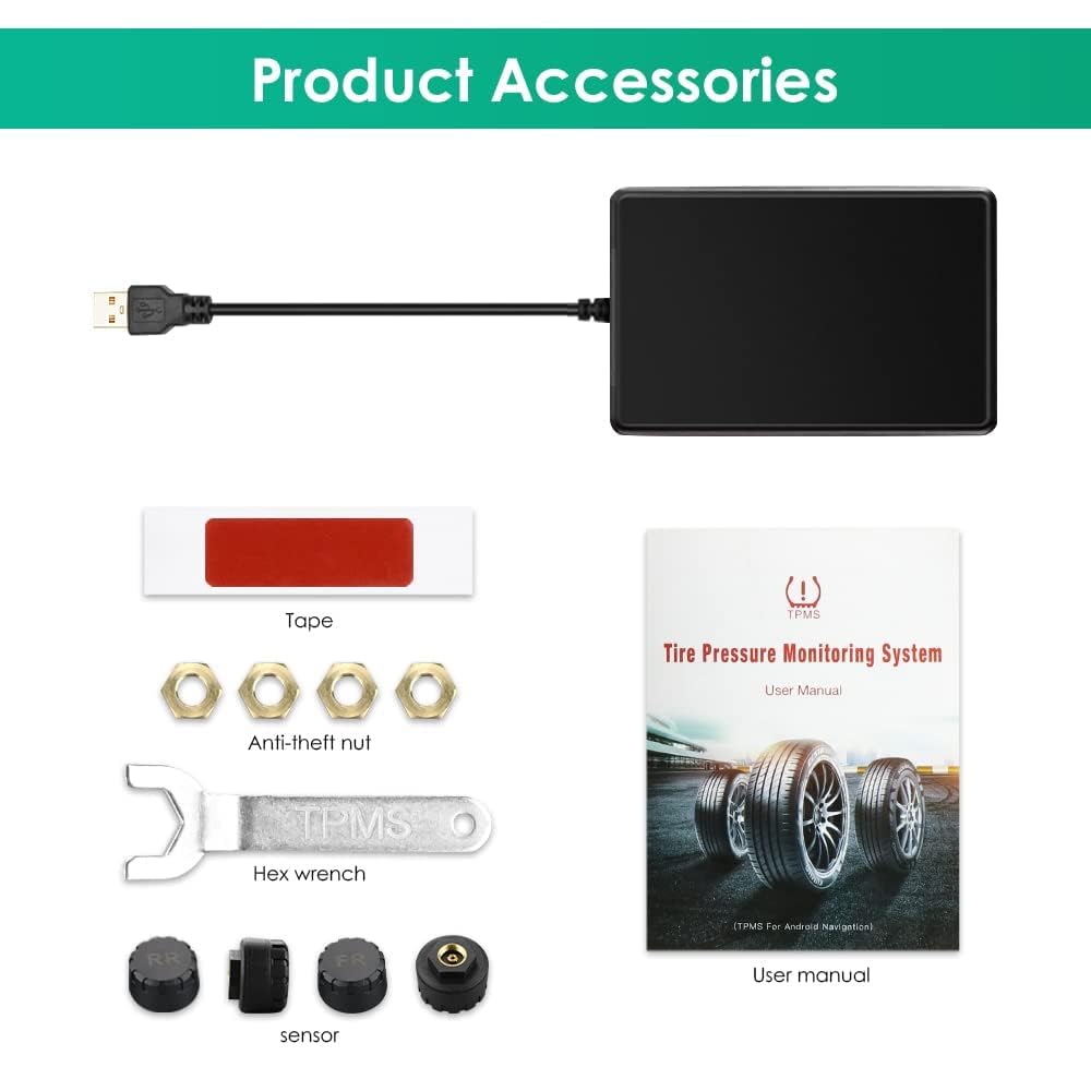 TPMS para navegación GPS de radio Android Ossuret