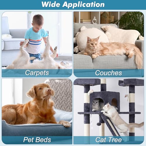 Image of 4 Packs Pet Hair Remover Set, gray