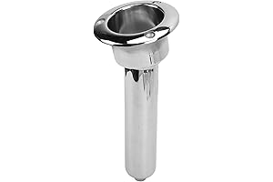 Heavy Duty Fishing Rod Holder with Cup Holder Attachment