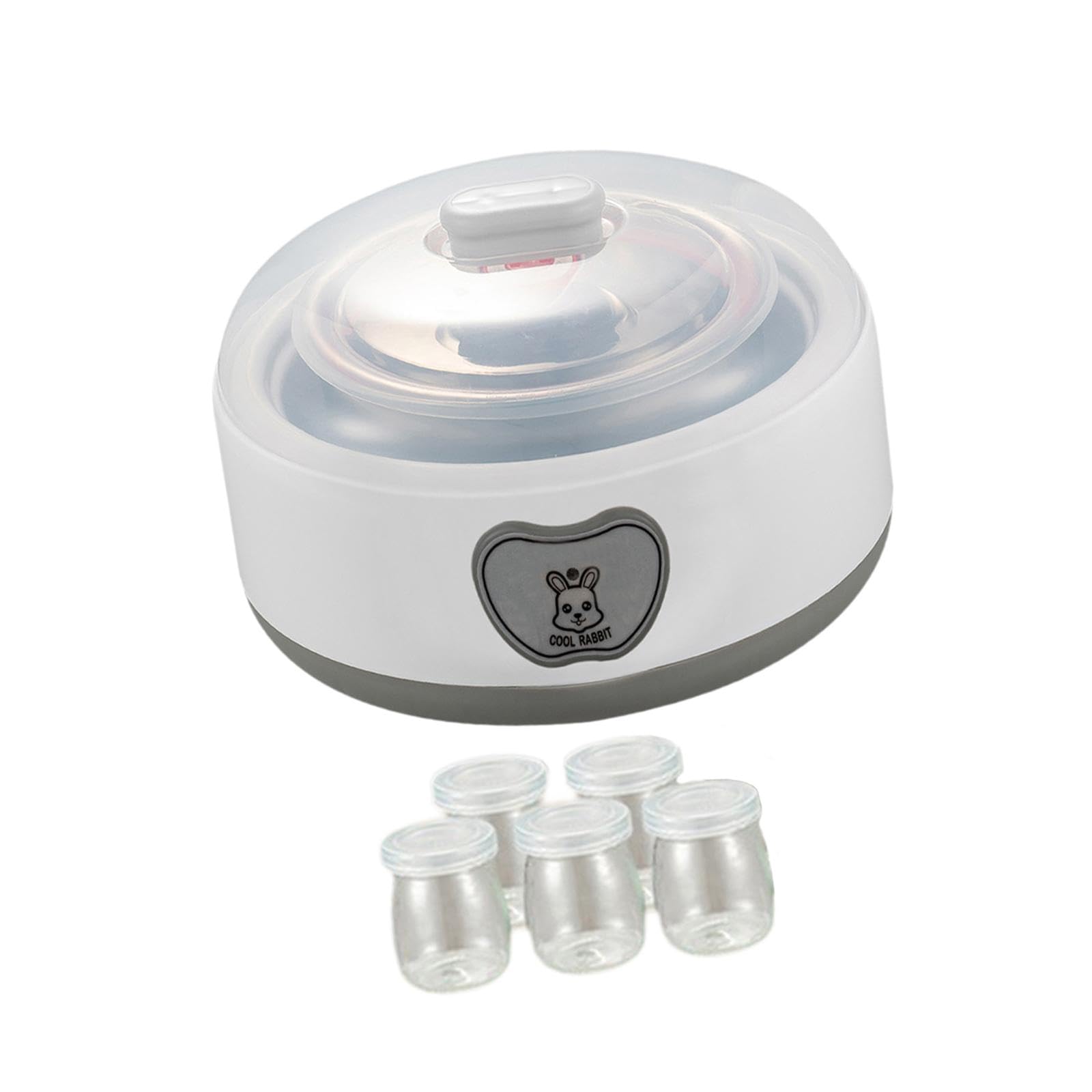 Automatic Yogurt Maker Household Homemade Yogurt Natto | Automatic Yogurt Maker Household Homemade Natto Multifunctional with 5 cups Stainless Steel Pp 1.2L-image-47