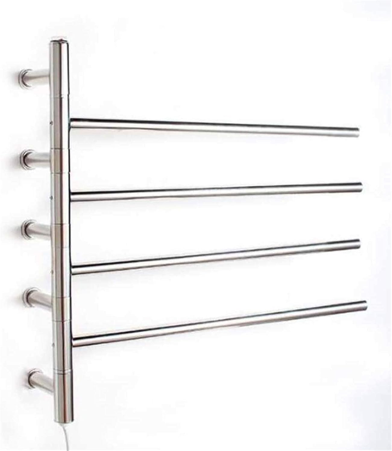 180° Rotating Towel Warmer, Wallmounted Electric Towel Rack Suitable for Bathroom Bath Towel Dryer,Easy and Convenient Operation