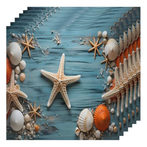 Servilletas de Tela Multicolor Set x6 50.5x50.5 cm miniatura 1