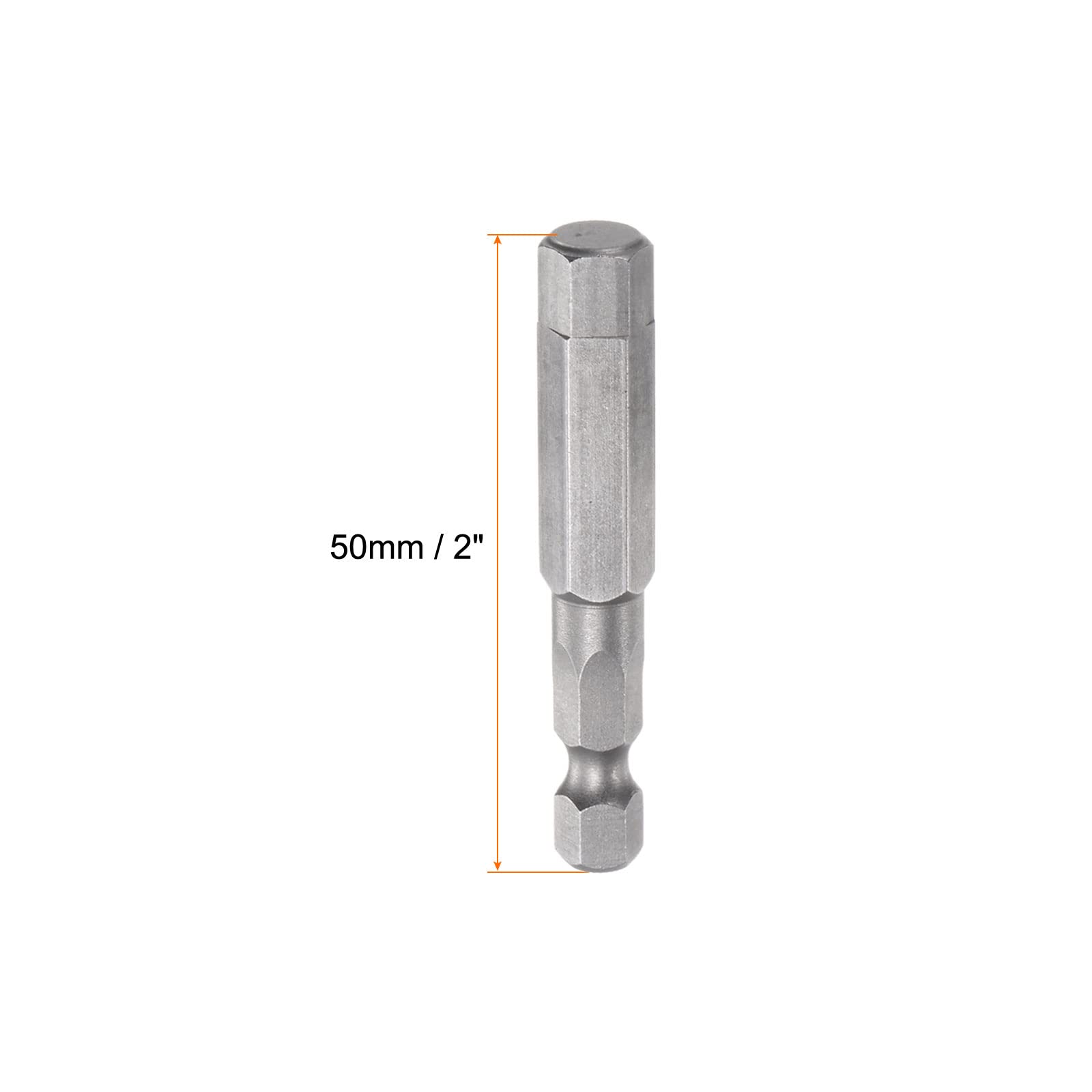 Sourcing Map Sechskant-Schraubendreherbit 5/16" - Magnetisch, S2-Stahl, 3 Zoll Länge Für Elektrowerkzeuge