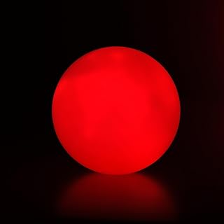 POITOI Juggling Balls Light Up Juggling Balls Glow in The Dark Juggling Balls USB Rechargeable 1 Pack 110g/3.9oz