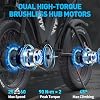 YVY C20 Max Electric Bike, 180 Miles Max Range, 52V 40Ah Removable Battery, 90Nm Dual Motor Ebike, 20" Fat Tire Dirt Bike, 7 Speed, Full Suspension, Hydraulic Dual Disc, LCD Display #1