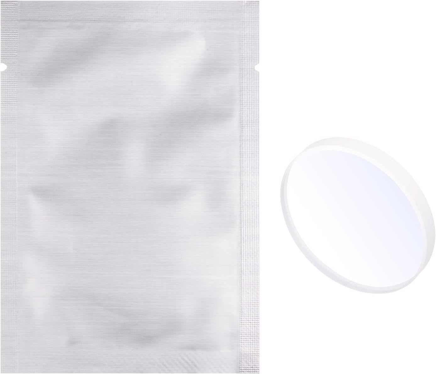 HARFINGTON Fiber Laser Protective Window Dia 25.4mm (1") Thk 5mm (0.2") Fused Silica Quartz Lens for Laser Welding Machine