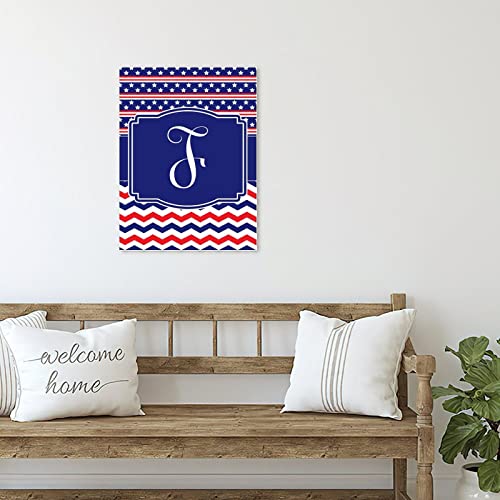 Panneau bois patriotique F orné d'étoiles artisanales