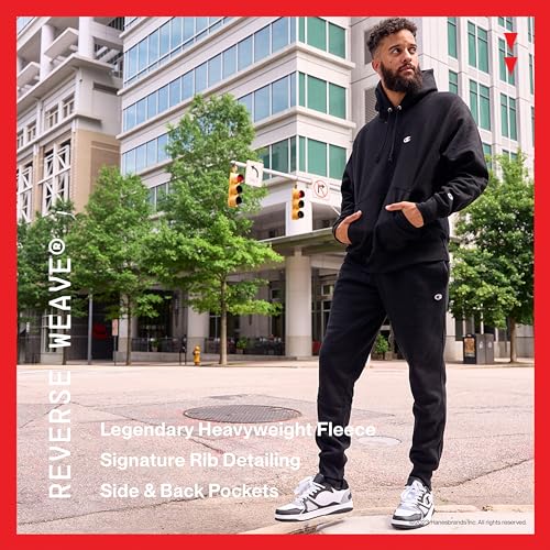 Champion Men's Reverse Weave Joggers, C Logo4