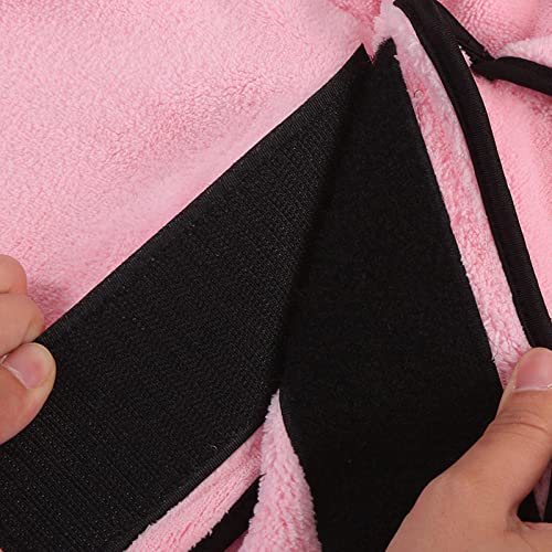 Peignoir de bain de chat et chien en microfibre super absorbante gris - 7