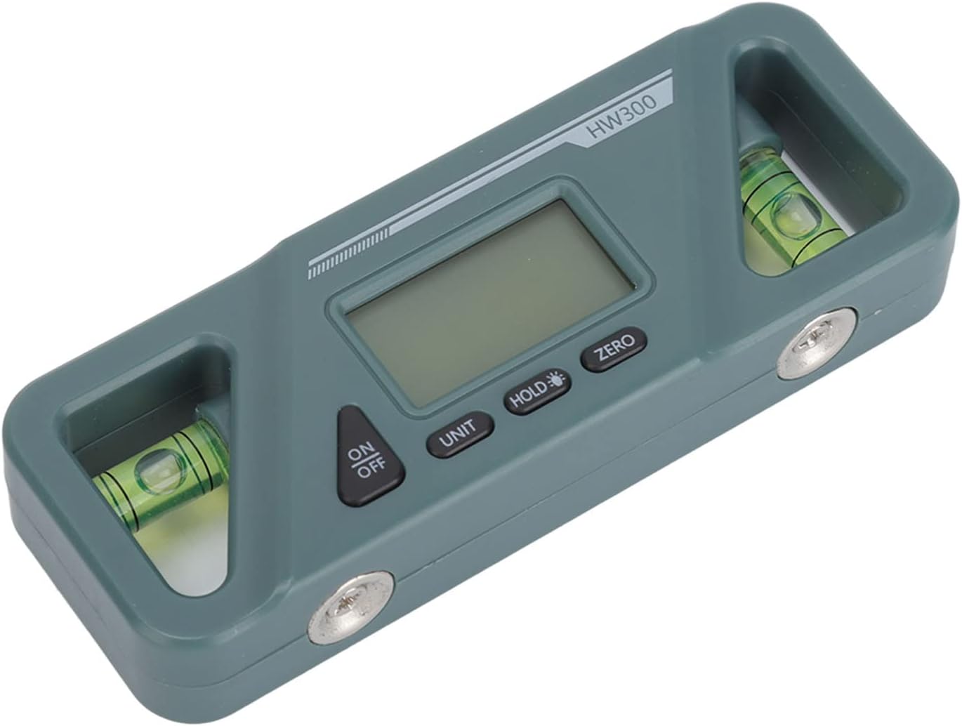 Mini Digital Level Inclinometer,Digital Inclinometer Plastic ABS Magnetic Base Level Angle Measuring Gauge, Construction Protractors for Timber Processing Car Repair(Dark Green)