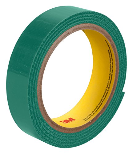 3M 91503 Fastener SJ3402 Hook, 1" x 50 yd. 0.15" Engaged Thickness, Nylon, Emerald Green