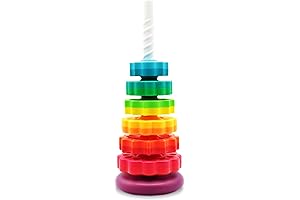 Premium Spin Stack Toy for Baby Sensory