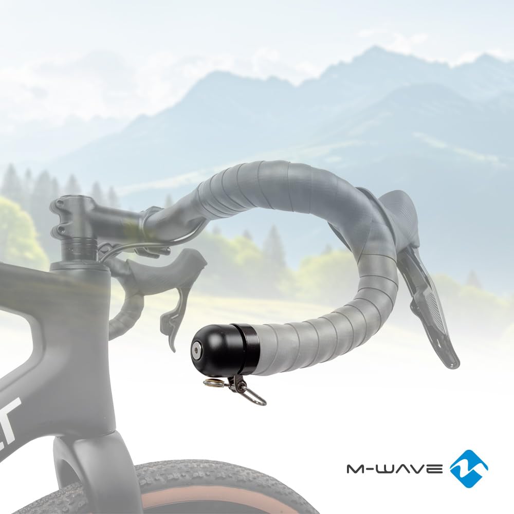 Fahrradklingel Als Lenkerstopfen - 2in1 Design Für Rennrad Lenker 22,2mm