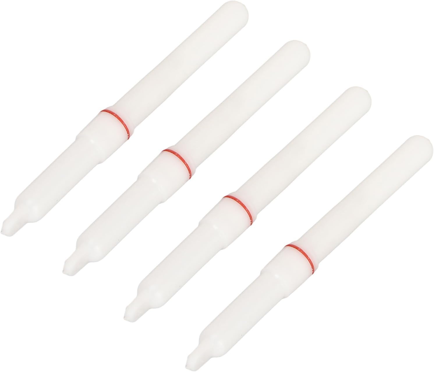 4PCS Fishing Sticks ABS LED Rod Tip Luminous Light Sticks with Battery for Dark Night Fishing (Steady On Green)