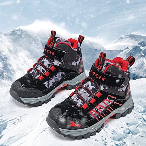 Boys Hiking Boots Kids Hiking Shoes Girls Outdoor Warm Winter Snow