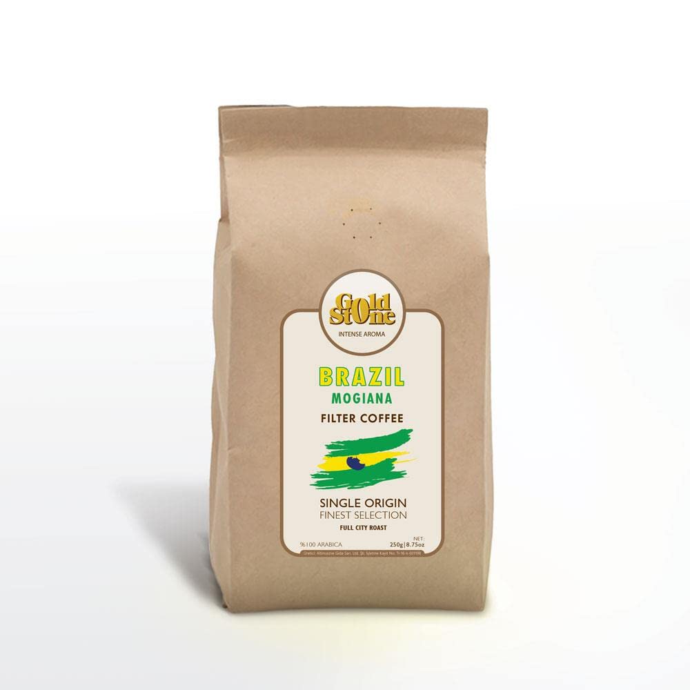 Altıncezve Gold Stone Brezilya Mogiana Filtre Kahve 250 Gr (Kağıt ve Metal Filtre)
