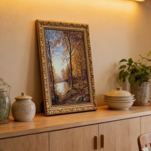 Décoration murale pour bureau avec tableau Indian Summer prêt à suspendre