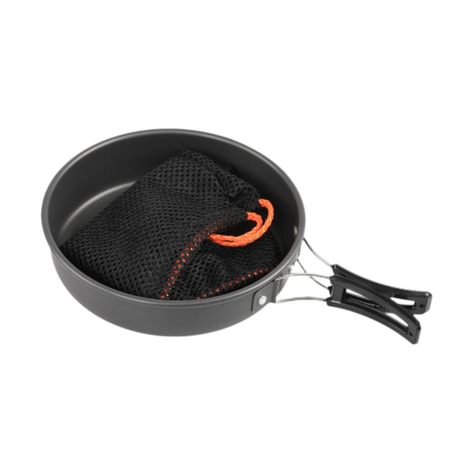 Camping Frying Pan Nonstick Fry Pan Lightweight Multipurpose Kitchen Cookware Skillet Cooking for Home Outdoor Travel Fishing
