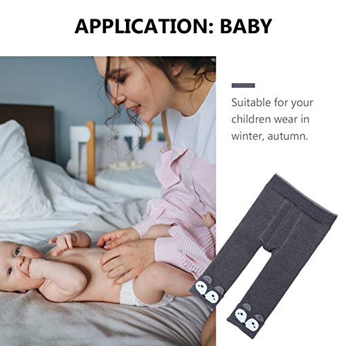 ABOOFAN Leggings de Inverno Baby Toddlers Calça Térmica Quente Infantil Cartoon Calça Leggings de Pe