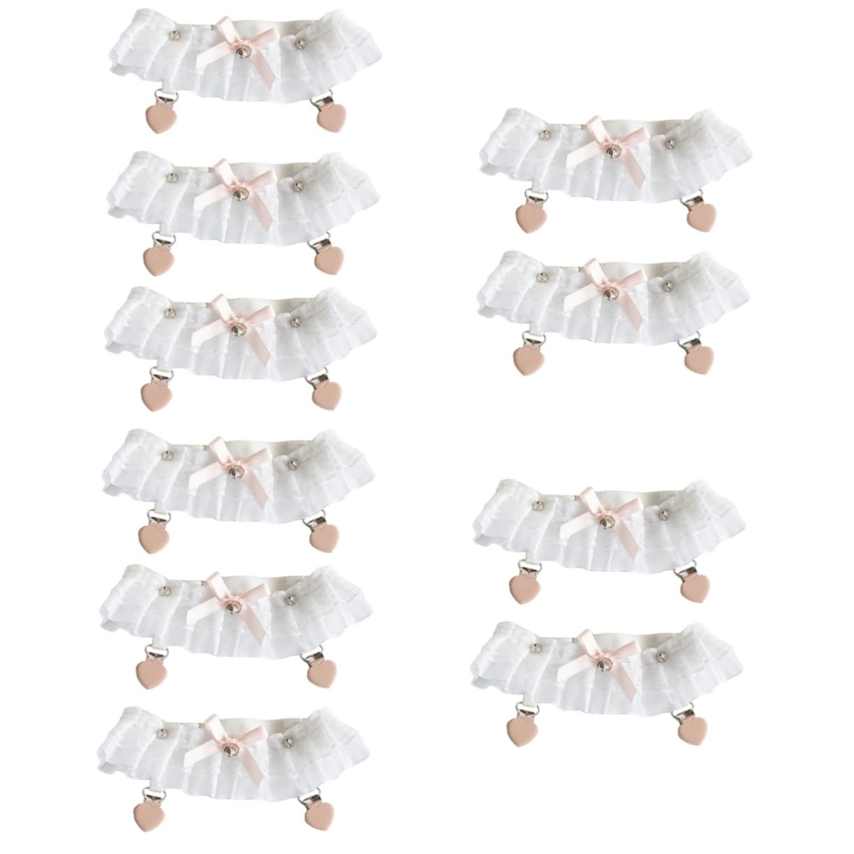 SHERCHPRY Strumpfgürtel Spitzenstrumpfbänder Für Die Braut Bein Für Frauen Spitzengürtel Hochzeit Für Die Braut Hochzeit Braut Hochzeitsstrumpfbänder Für Die Braut Braut- Weiß Metall