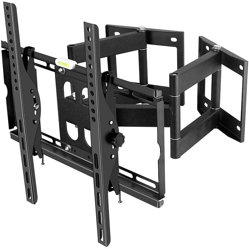TV Mount, Stainless Steel Swivel and Tilt TV Wall Bracket for Most 32-60 Inches TVs,Adjustable TV Wall Stand up to 45KG Tilting Height Adjustable, Max 400x400mm